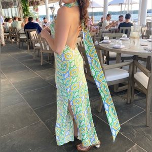 COPY - Zara green printed dress